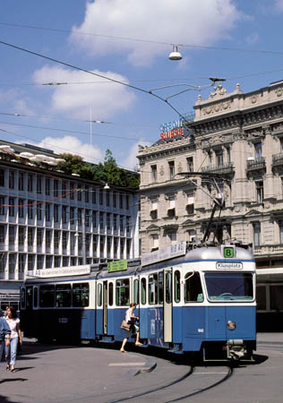 VBZ Be 4/6 in Zürich Paradeplatz